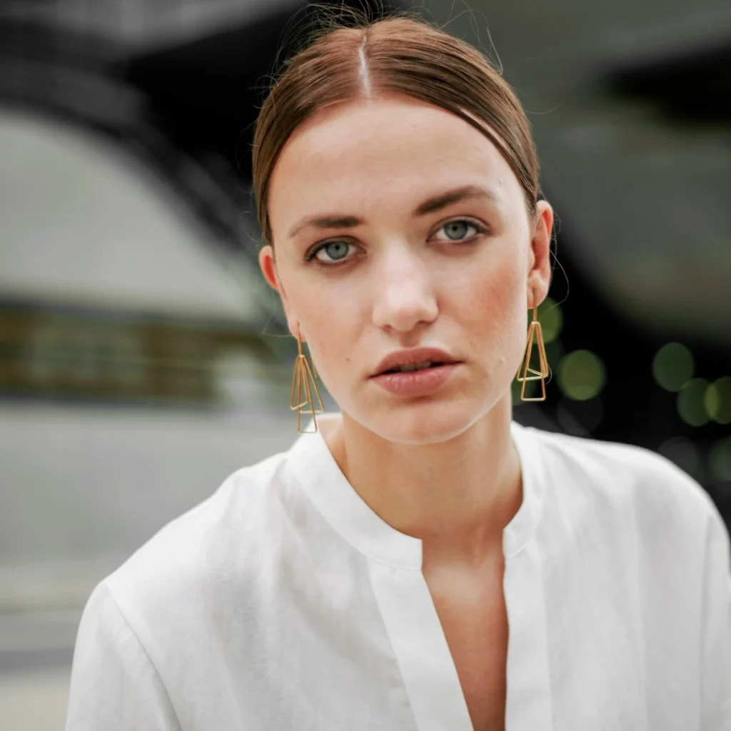 boucles d'oreilles dorées statement