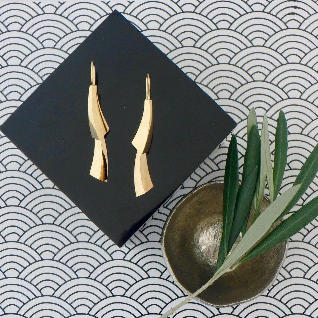 boucles d'oreilles pliage pendent