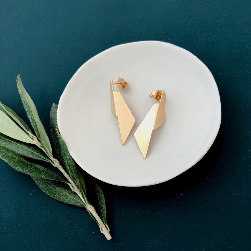 boucles d'oreilles pliage A