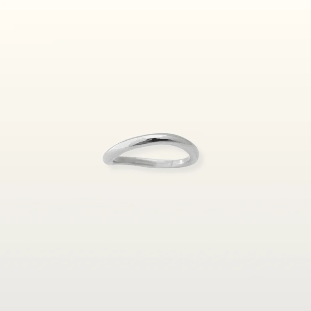 bauge pour homme femme en argent