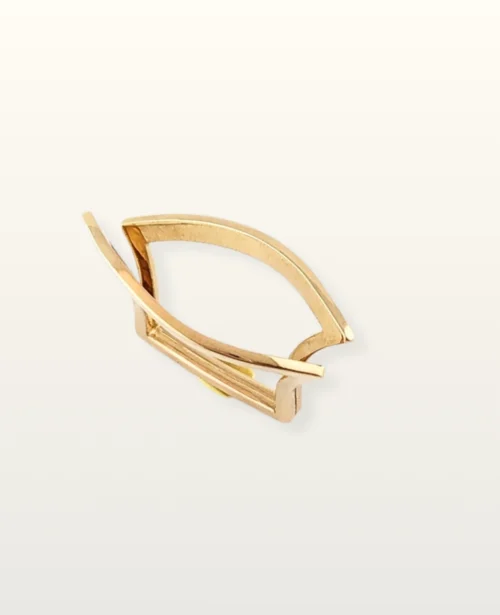bague carrée contemporaine