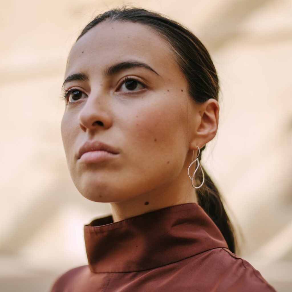 Boucles d'oreilles végétales argent