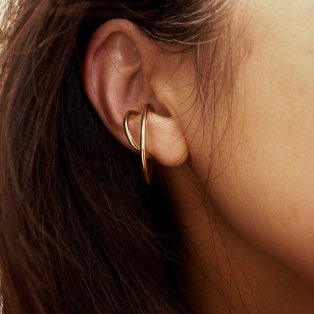 Ear cuff doré comment porter
