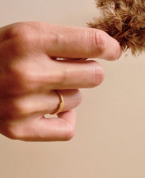 Bague fine en vermeil
